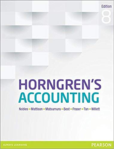 Horngren's Accounting eBook 8th edition